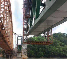 Puente Boca del Cerro, en tramo I del Tren Maya.