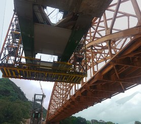 Puente Boca del Cerro, en tramo I del Tren Maya.